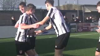 18 Feb 2024 Flint Town Utd vs TNS U19s some highlights [upl. by Ecyla534]