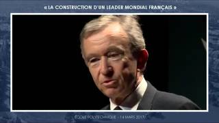 Conférence de Bernard Arnault à lÉcole polytechnique [upl. by Lucila]