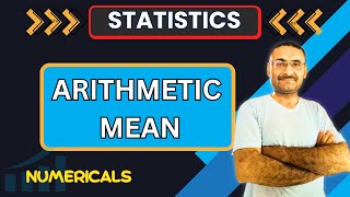 Arithmetic Mean  Numericals  Statistics  Btech  BCA  BBA  MBA  Bcom  Central Tendency [upl. by Nairrod]