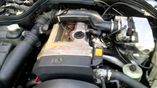 W202 C220 engine cable harness changed [upl. by Airotna]