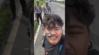 AUTO LANGSUNG DRAG RACE KE PENJARA🤣🤣 adekrismoyo reels shortvideo dragrace motor [upl. by Aidualk]