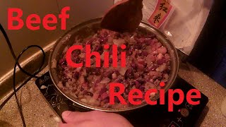 How to make Spicy Beef Chili [upl. by Leddy]