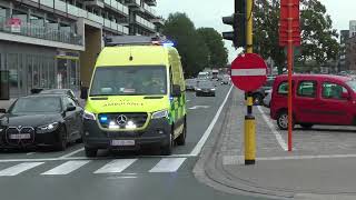 primeur 419008 uitruk nieuwe ambulance zone centrum gent [upl. by Cacilie]