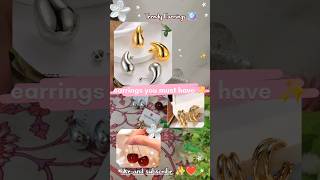 Unboxing Trendy Earrings 🪩✨ [upl. by Fiel403]