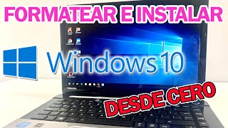 Cómo FORMATEAR tu PC e INSTALAR Windows 10 desde USB 2023 [upl. by Adriell359]