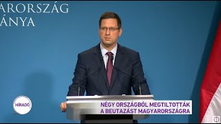 Négy országból megtiltották a beutazást Magyarországra [upl. by Epoillac]