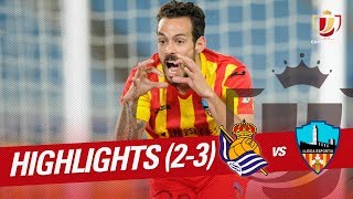 Resumen de Real Sociedad vs Lleida Esportiu 23 [upl. by Nayb979]