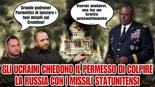 Gli ucraini chiedono il permesso di colpire la Russia con i missili statunitensi [upl. by Berky]