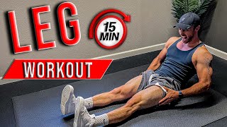 COMPLETE 15 Min LEG Workout [upl. by Tebzil]