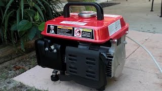 Harbor Freight 63cc 2 stroke Generator quick overview [upl. by Gairc524]