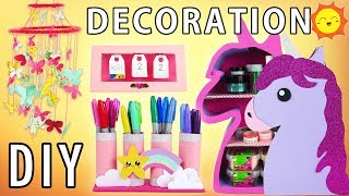 DECORE TA CHAMBRE DIY 6 IDEES FACILES [upl. by Blinni]