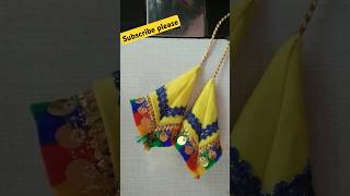 Latkan banana sikhe  fabric latkan easy latkan making short DIY [upl. by Ecad]