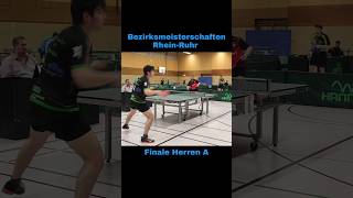 Ballwechsel aus dem Finale der Bezirksmeisterschaften tabletennis tischtennis sports shorts [upl. by Deeraf]