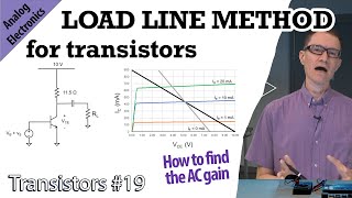 Load Line Method with Transistors 19Transistors [upl. by Aicilec]