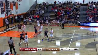 2023 Boys Varsity Basketball Claymont vs Indian Valley [upl. by Stoneman]