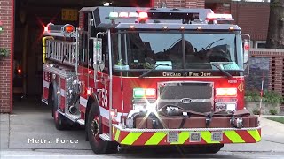 BRAND NEW Chicago Fire Dept Engine 55 amp Truck 44 Spare Responding [upl. by Aerol50]