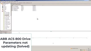 ABB ACS 800 Drive Parameters not updating Solved [upl. by Nujra]