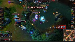 FNATIC Rekkles Pentakill at Worlds 2014 [upl. by Ellehcrad236]