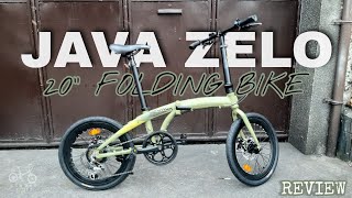 JAVA ZELO 20quot FOLDING BIKE REVIEW  TEST DRIVE  SPECS [upl. by Najram]