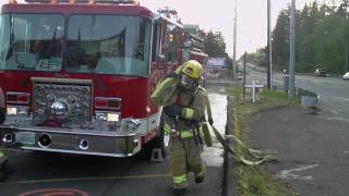 Hose lay and extinguishment drill on May 26th 1010 [upl. by Aikemet]