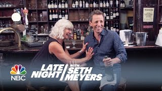 Seth and His Mom Go Day Drinking  Late Night with Seth Meyers [upl. by Ailuig]