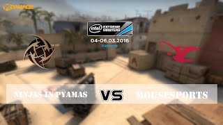 Ninjas in Pyjamas vs mousesports  Gruppe A IEM Katowice 2016  demirage [upl. by Tansey]