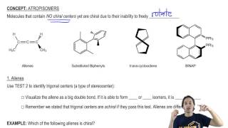 Recognizing chiral molecules with zero chiral centers [upl. by Naenej]