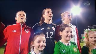 Ireland vs Wales national Anthems International friendly [upl. by Tterrej]