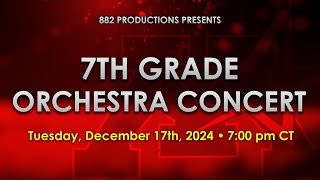 MIDDLE SCHOOL ORCHESTRA CONCERT  12172024 [upl. by Platto344]