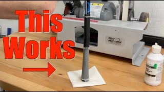 Easy Golf Grip Removal with this Tip [upl. by Ltsyrk]