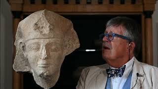 Lot 14 Monumental Egyptian Stone Head of a Pharaoh with Tim Wonnacott [upl. by Nosyd]