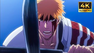 Ichigo vs Yhwach 4K English Sub  Bleach Thousand Year Blood War Part 3 [upl. by Etteragram]