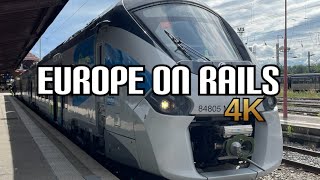 4K • Cab ride 🇫🇷 Strasbourg  Haguenau  Strasbourg • Regiolis [upl. by Revert]