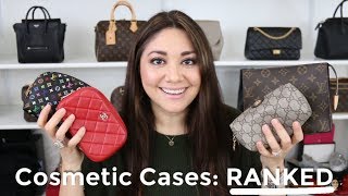 My Cosmetic Cases RANKED  LV Chanel Gucci  Minks4all [upl. by Nevada]