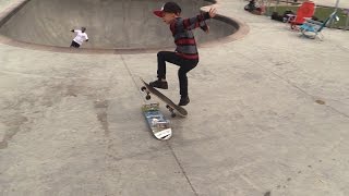 TEACHING AN 8 YEAR OLD HOW TO OLLIE [upl. by Kjersti]