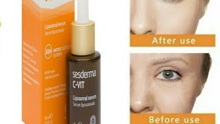 sesderma sérum c vit سيروم الفيتامين س للتفتيح و الترطيب و العلاج [upl. by Nasia159]