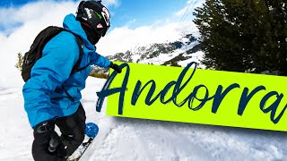 Snowboarding Or trying to in Andorra [upl. by Ennovahs]