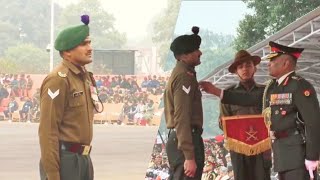 NK Khemchand  Sena Medal  5 Rajput  Army Day Parade  Gallantry awards 2024 indianarmy [upl. by Elawalo]