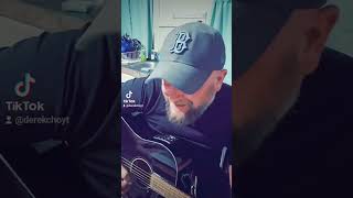 love somebody Morgan Wallen Acoustic Cover by Derek Hoyt [upl. by Enrahs]