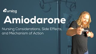 Amiodarone Nursing Considerations Side Effects and Mechanism of Action Pharmacology for Nurses [upl. by Tengler586]