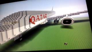 Minecraft Boeing 787 Dreamliner  Qatar Airways [upl. by Ann-Marie]