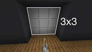 Easy 3x3 Piston Door in Minecraft Bedrock Tutorial [upl. by Owain188]