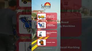 Road marking paint Machine Suppliers Delhi  sunrise Overseas roadmarkingmachines [upl. by Skillern]