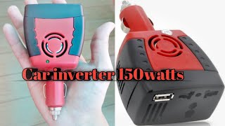 Car inverter 150watts  Unboxing  Checking amp Testing [upl. by Pattison186]