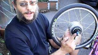 Bike Friday Rear Wheel Removal with a Shimano Alfine 8 amp Nexus 8 Internally Geared HubAVI [upl. by Limak]