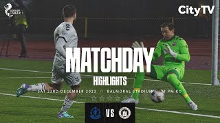 Cove Rangers vs Edinburgh City  Highlights  23rd December 2023 [upl. by Abbotson73]