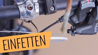 Bremszüge richtig fetten  Fahrrad aus dem Winterschlaf wecken Teil 2  Fahrradorg [upl. by Mahan]