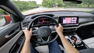 2024 Volkswagen Atlas Cross Sport SEL Premium R Line POV Drive Impressions and ASMR [upl. by Dustie]