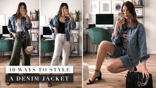 Style Guide How to Wear a Denim Jacket 10 Ways  by Erin Elizabeth [upl. by Cherey]