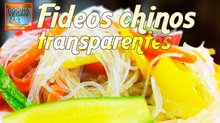 Fideos chinos transparentes  Cocina Vegan Fácil [upl. by Werner]